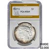 Image 1 : 1927-S Silver Peace Dollar PGA MS64