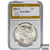 Image 1 : 1926-D Silver Peace Dollar PGA MS64+