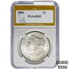 Image 1 : 1884 Morgan Silver Dollar PGA MS65