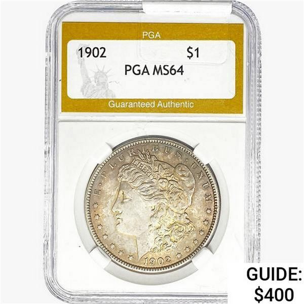 1902 Morgan Silver Dollar PGA MS64