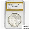 1884-CC Morgan Silver Dollar PGA MS65