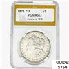 Image 1 : 1878 REV78 Morgan Silver Dollar PGA MS63