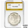 Image 1 : 1899 Morgan Silver Dollar PGA MS62