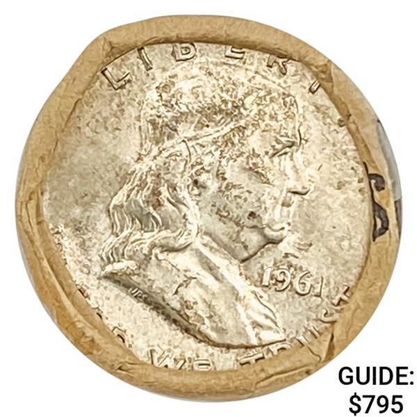 [20] 1961 Franklin Halves Bank Roll