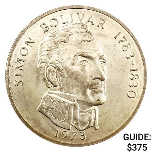 1973 3.9oz Silver Panama 20 Balboas