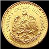 Image 2 : 1945 Mexico Pesos 0.0603 oz Gold $2.5 UNCIRCULATED