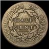 Image 2 : 1811 Classic Head Half Cent LIGHTLY CIRCULATED