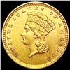 Image 1 : 1859 Rare Gold Dollar UNCIRCULATED