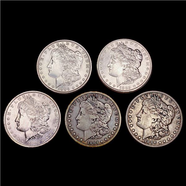[5] 1884-1896 Morgan Silver Dollar HIGH GRADE