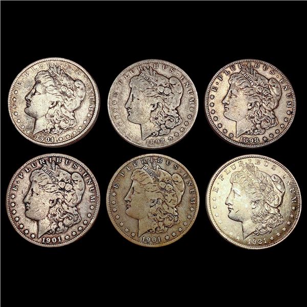 [6] 1892-1921 Morgan Silver Dollar HIGH GRADE