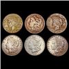 Image 1 : [6] 1889-1923 Morgan and Peace Dollars HIGH GRADE