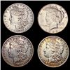Image 1 : [4] 1886-O&1926-S Morgan and Peace Dollars HIGH GR