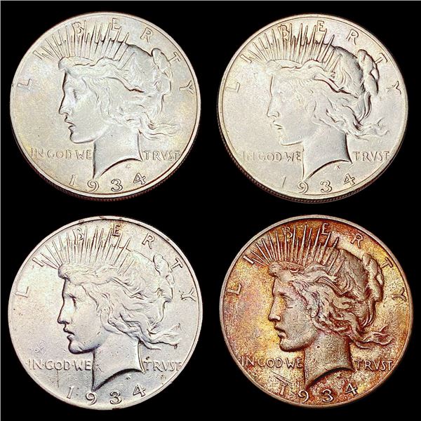 [4] 1934-S Silver Peace Dollar HIGH GRADE