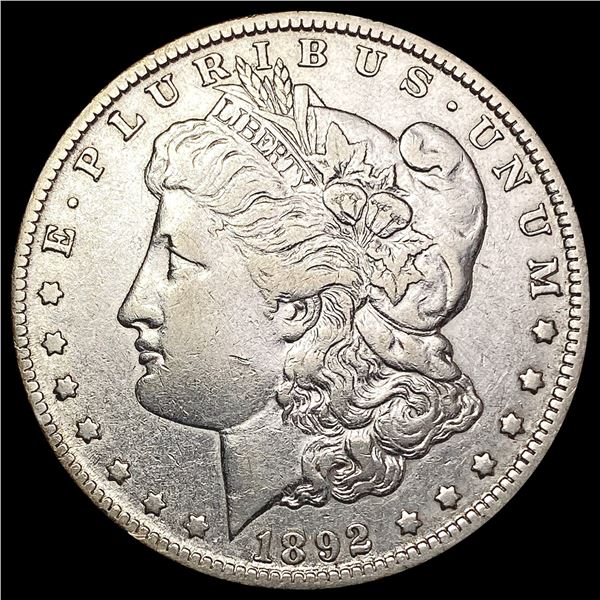 1892-O Morgan Silver Dollar NEARLY UNCIRCULATED