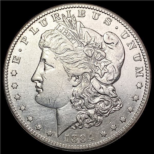 1884-S Morgan Silver Dollar CLOSELY UNCIRCULATED