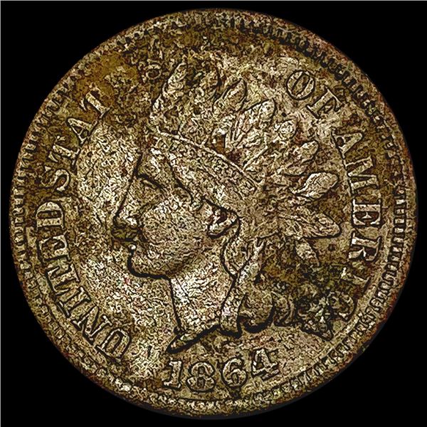 1864 Indian Head Cent NICELY CIRCULATED