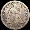 Image 1 : 1847-O Seated Liberty Quarter NICELY CIRCULATED