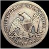 Image 2 : 1847-O Seated Liberty Quarter NICELY CIRCULATED