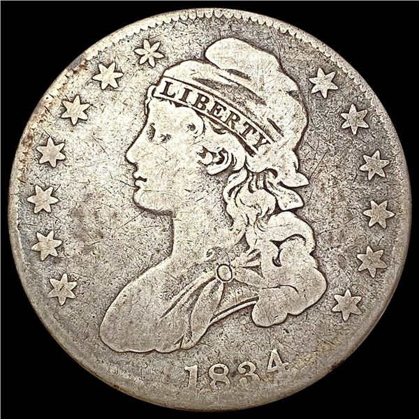 1834 Capped Bust Half Dollar NICELY CIRCULATED