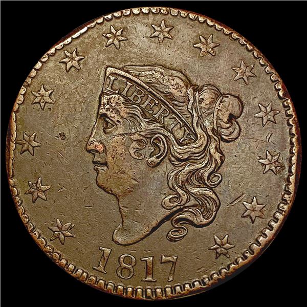 1817 Coronet Head Large Cent CLOSELY UNCIRCULATED