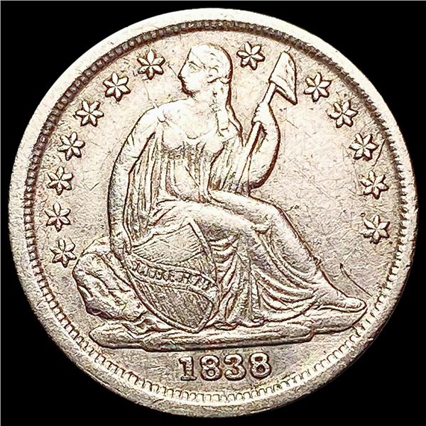 1838 Seated Liberty Dime CLOSELY UNCIRCULATED