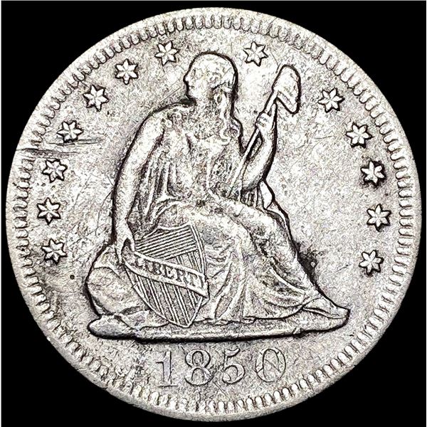 1850-O Seated Liberty Quarter CLOSELY UNCIRCULATED