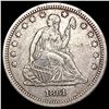 Image 1 : 1861 Seated Liberty Quarter NEARLY UNCIRCULATED