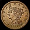 Image 1 : 1851 Braided Hair Half Cent CLOSELY UNCIRCULATED