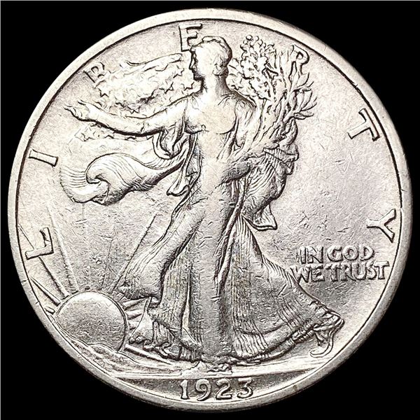 1923-S Walking Liberty Half Dollar CLOSELY UNCIRCU