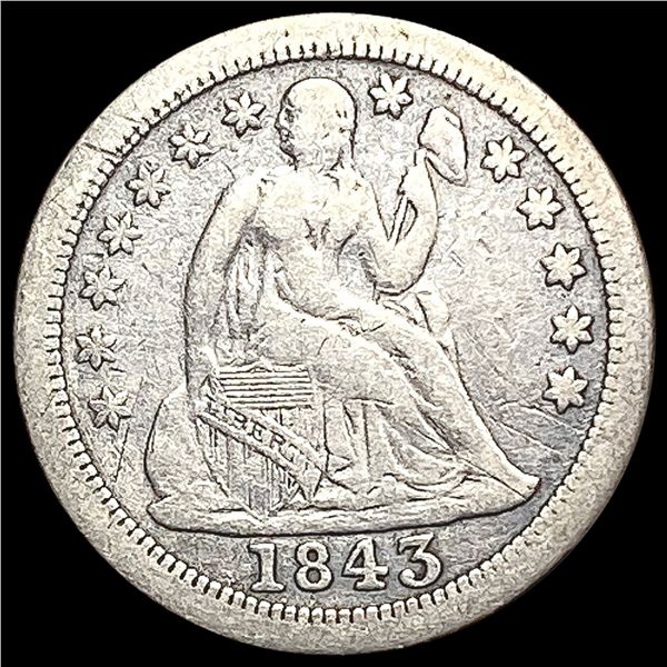 1843-O Seated Liberty Dime NICELY CIRCULATED