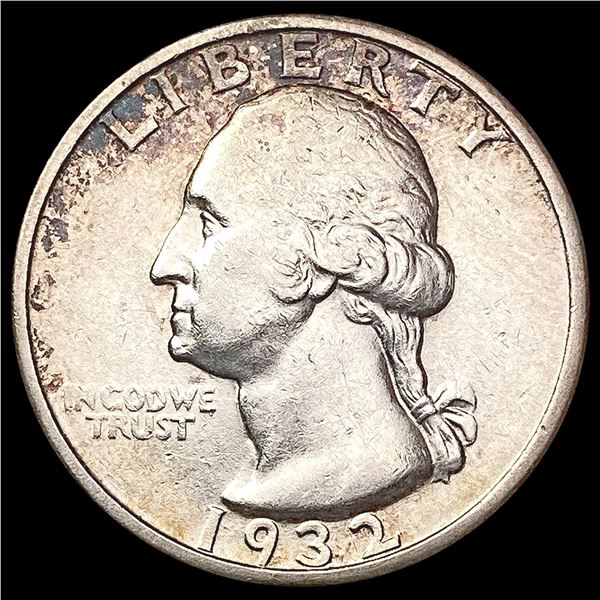 1932-S Washington Silver Quarter CHOICE AU