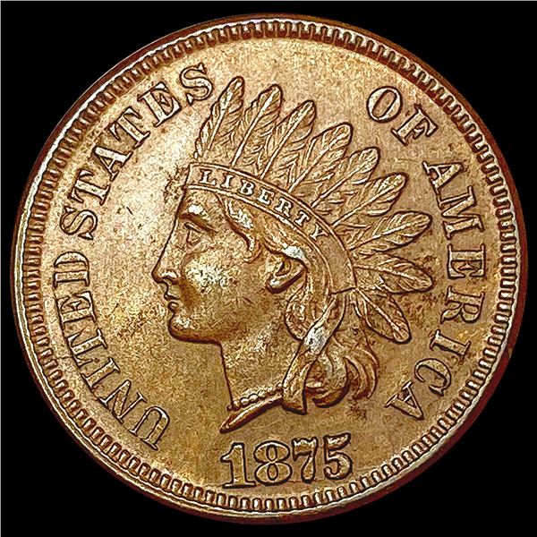 1875 BN Indian Head Cent UNCIRCULATED
