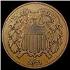 Image 1 : 1871 Two Cent Piece NEARLY UNCIRCULATED