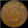 Image 2 : 1871 Two Cent Piece NEARLY UNCIRCULATED