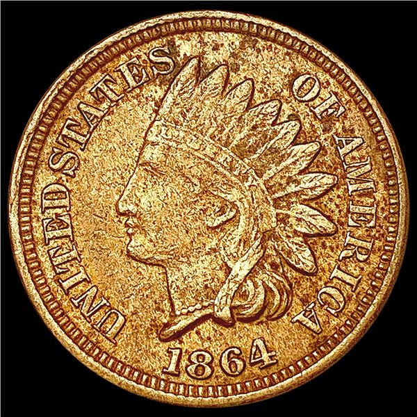 1864 Indian Head Cent CLOSELY UNCIRCULATED
