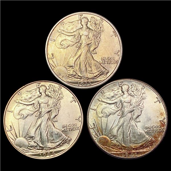 [3]1935-1944 Walking Liberty Half Dollar HIGH GRAD