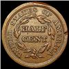 Image 2 : 1849 Braided Hair Half Cent CLOSELY UNCIRCULATED