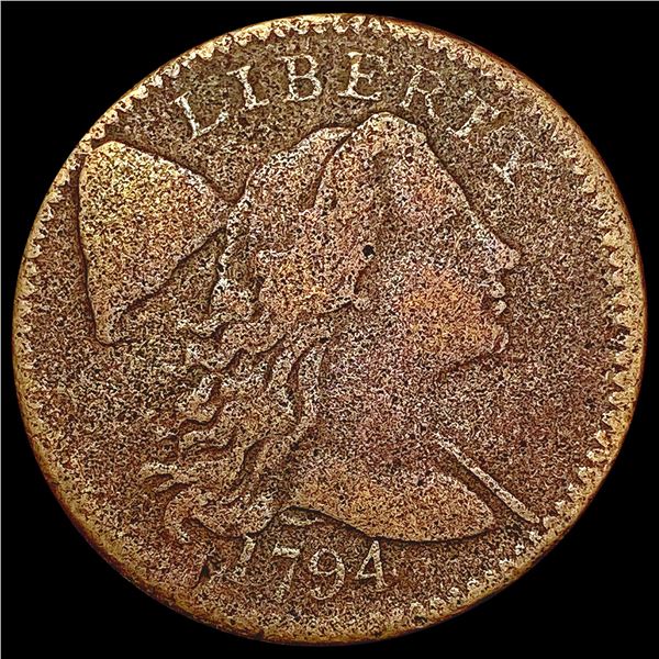 1794 Liberty Cap Large Cent NICELY CIRCULATED