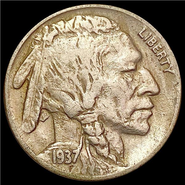 1937-D 3 Legs Buffalo Nickel CLOSELY UNCIRCULATED
