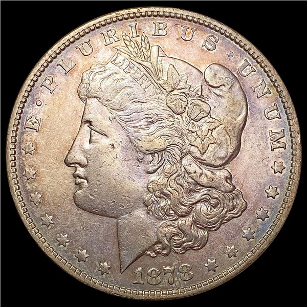 1878 8TF Morgan Silver Dollar NEARLY UNCIRCULATED