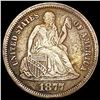 Image 1 : 1877-CC Seated Liberty Dime LIGHTLY CIRCULATED