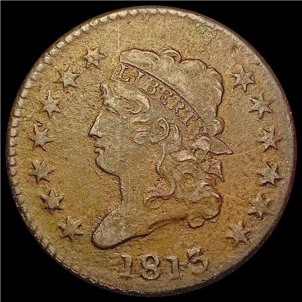 1813 Classic Head Large Cent NICELY CIRCULATED