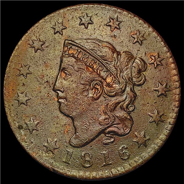 1816 Coronet Head Large Cent CHOICE AU