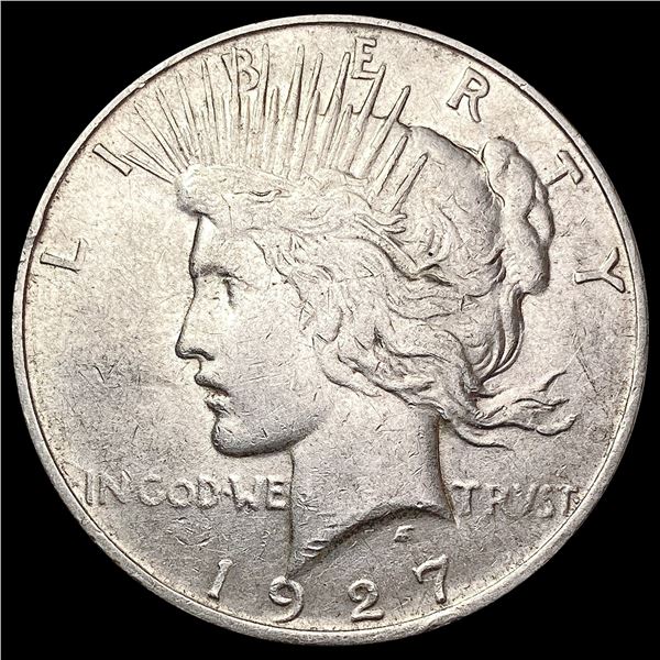 1927-D Silver Peace Dollar NEARLY UNCIRCULATED