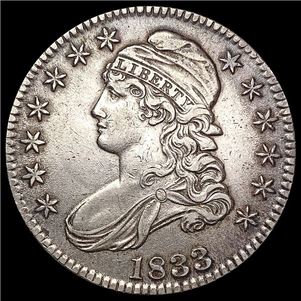 1833 Capped Bust Half Dollar CLOSELY UNCIRCULATED