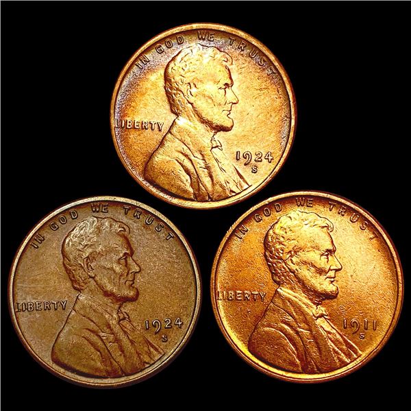 [3]1911-1924 Wheat Cent HIGH GRADE