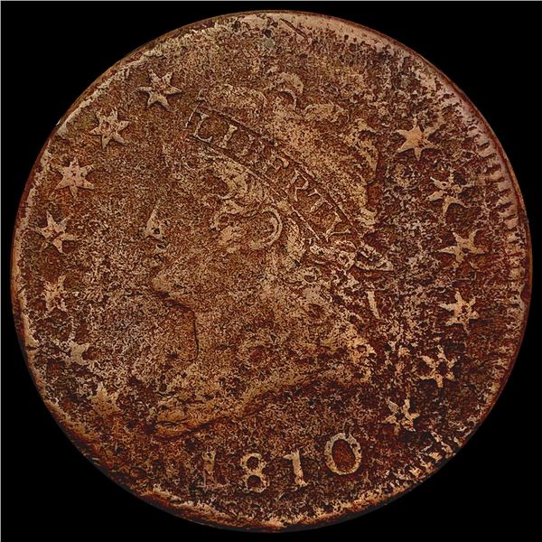 1810 Classic Head Large Cent NICELY CIRCULATED