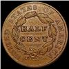 Image 2 : 1828 Classic Head Half Cent CLOSELY UNCIRCULATED