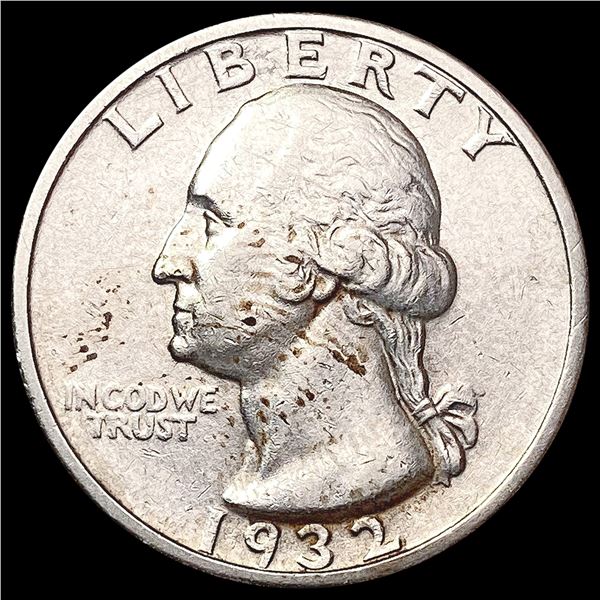 1932-S Washington Silver Quarter CHOICE AU