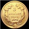 Image 2 : 1854 $3 Gold Piece LIGHTLY CIRCULATED